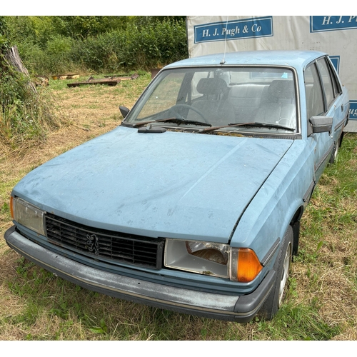 165 - Peugeot 305 GRD 4di car. Reg. MVJ 159Y. Old V5 in office