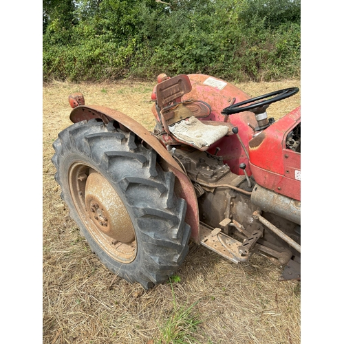 167 - Massey Ferguson 135  8E vineyard tractor, runs and drives well