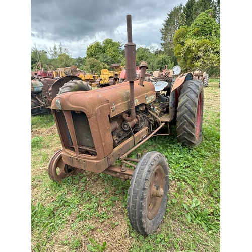 172 - Fordson major tractor, with Boughton HDF 2H winch, pulley drive to hydraulic pump