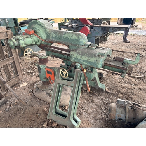 33 - White radial arm saw  3ph