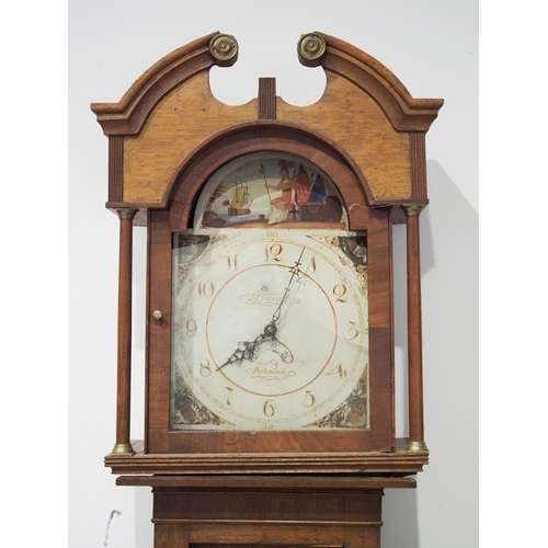 479 - Antique oak long case clock project H86