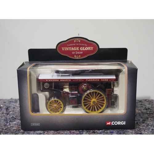 32 - Corgi Vintage Glory of Steam Fowler B6 Showmans engine model in box