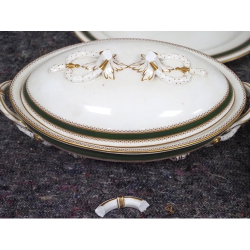 41 - Royal Worcester dinner service made for H.G Stevenson Ltd Manchester to include tureens, plates, sau... 