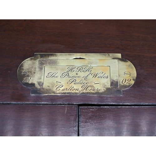 43 - Apothecary cabinet inscribed 