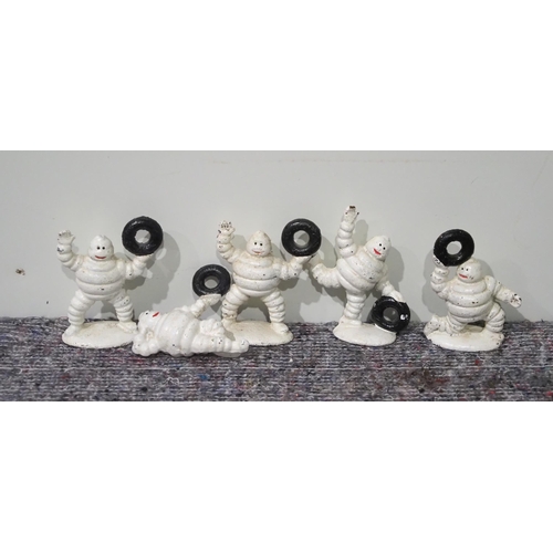 79 - Cast Michelin Man figures - 5