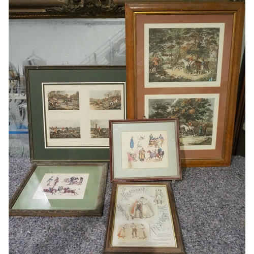 486 - Quantity of hunting themed prints