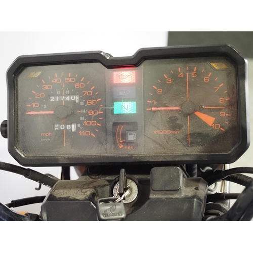 Honda CB450DX motorcycle. 1993. 447cc. MOT expired 21.05.24