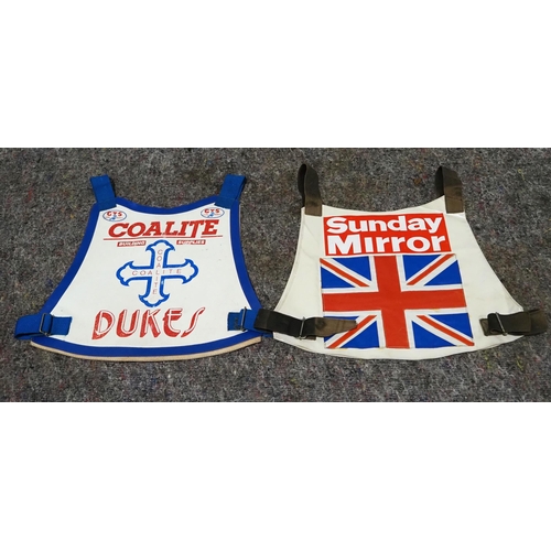 169 - Belle Vue Aces speedway race vests - 2