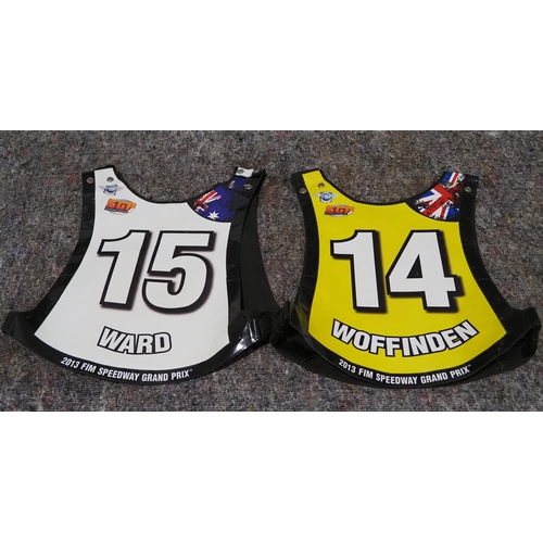 170 - A Great Britain speedway race vest and a Halifax Dukes speedway race vest