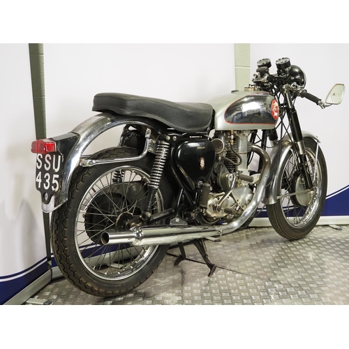 BSA B31 motorcycle. 1957. 498cc Frame No. EB31 1052 Engine