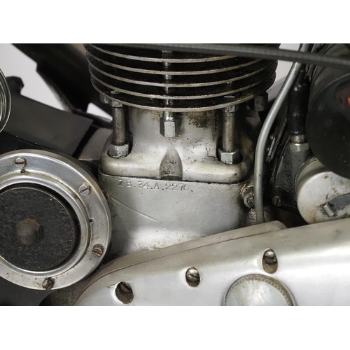 BSA B31 motorcycle. 1957. 498cc Frame No. EB31 1052 Engine