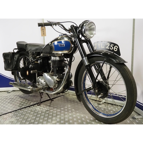BSA C11 motorcycle. 1948. 249cc Frame No. YC10T/5103 Engine