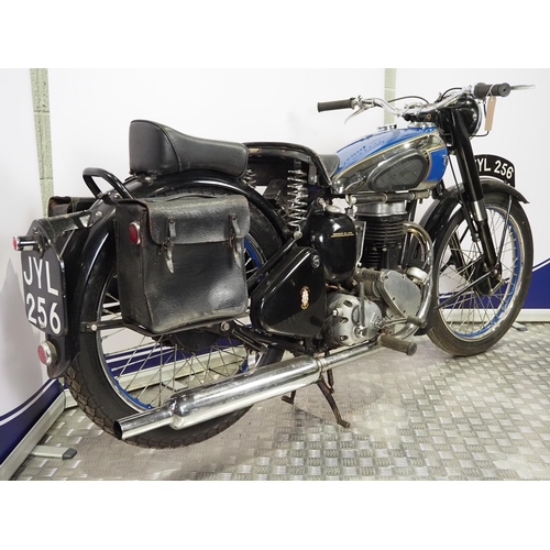 BSA C11 motorcycle. 1948. 249cc Frame No. YC10T/5103 Engine