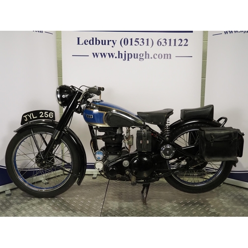 BSA C11 motorcycle. 1948. 249cc Frame No. YC10T/5103 Engine