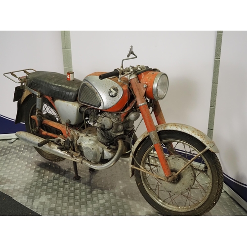 Honda CB72 motorcycle project. 1965. 250cc Frame No. CB72