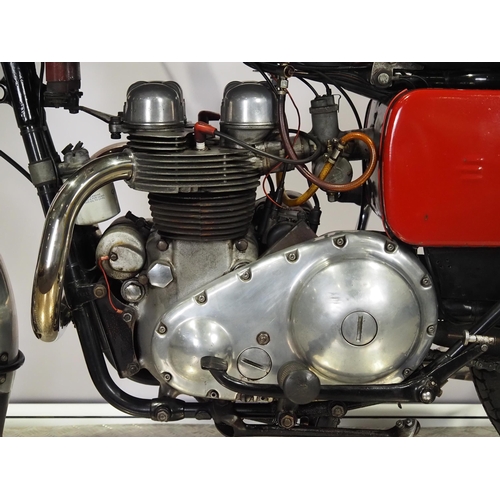 Matchless G12 CSR motorcycle. 1961. 650cc Frame NO. A79564 Engine No ...