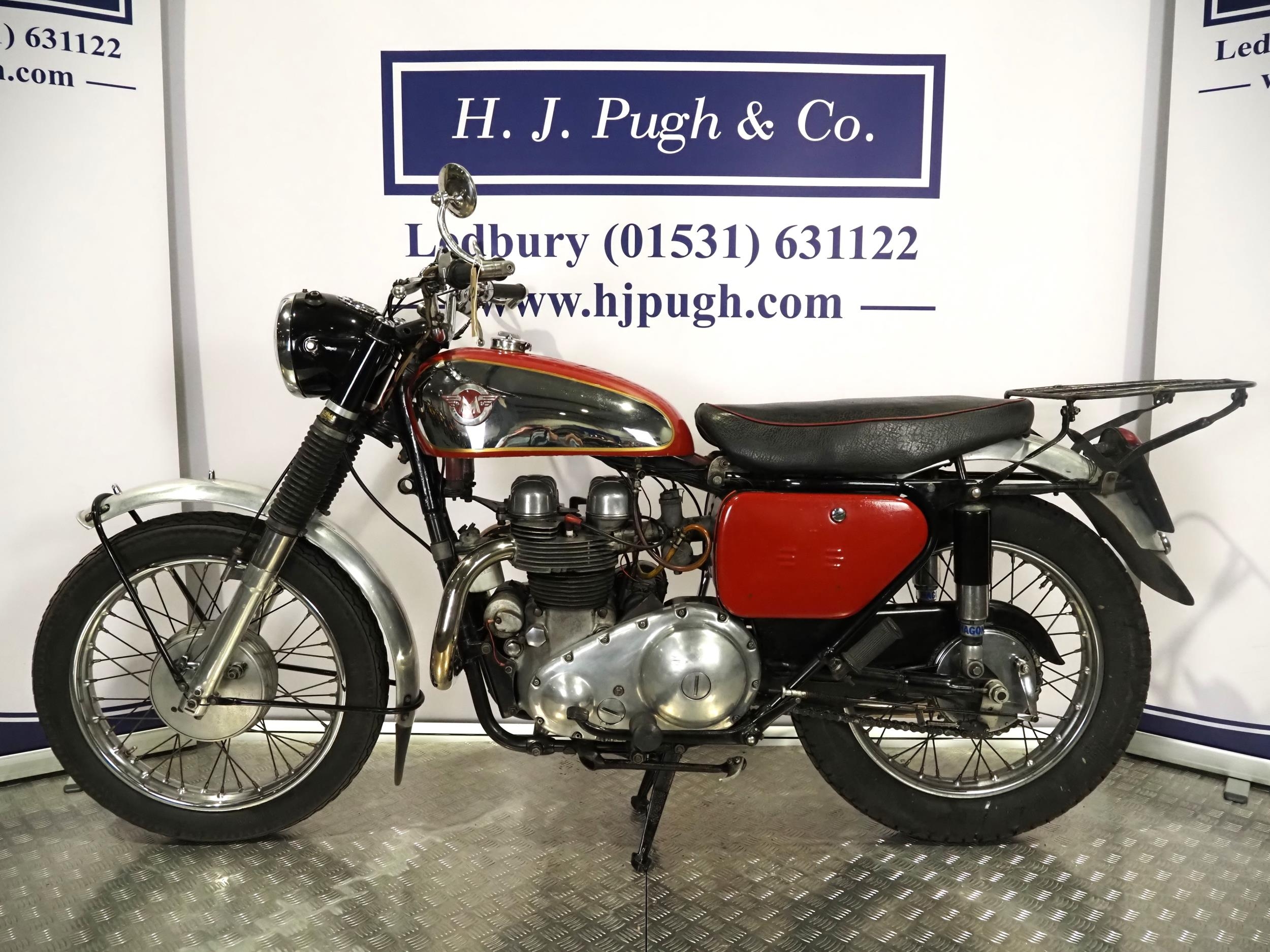 Matchless G12 CSR motorcycle. 1961. 650cc Frame NO. A79564 Engine No ...