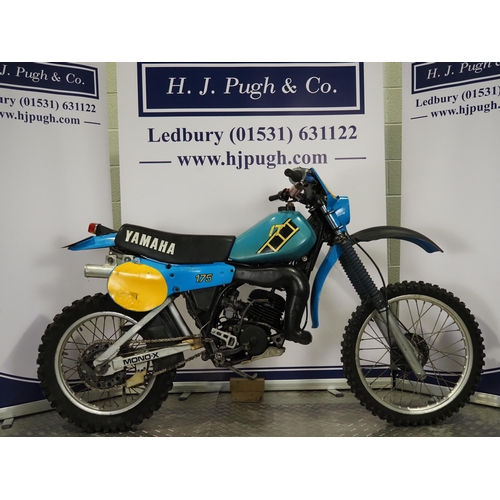 Yamaha IT175 motocross bike. 1983. 171cc This bike has not been used ...
