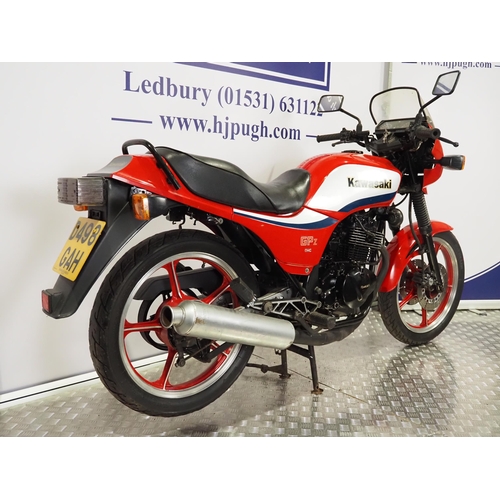 1096 - Kawasaki GPZ 305 motorcycle. 1987. 305cc
Runs and rides, was last ridden in 2020 so will require rec... 