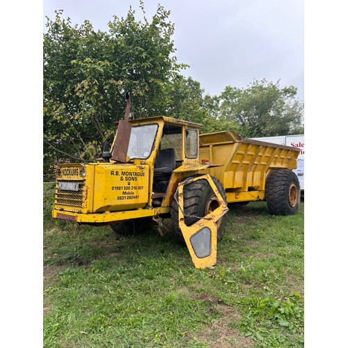 281A - Kockum Soderhamn dumper. Type 411-B. Runs but doesn’t drive. 
Reg. NRP 589V. V5