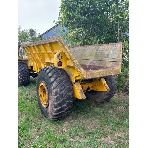 281A - Kockum Soderhamn dumper. Type 411-B. Runs but doesn’t drive. 
Reg. NRP 589V. V5