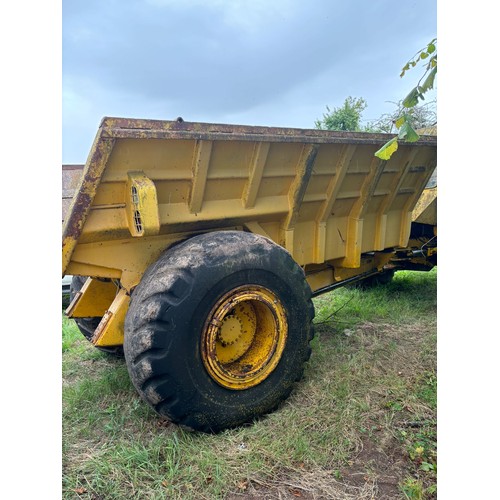 281A - Kockum Soderhamn dumper. Type 411-B. Runs but doesn’t drive. 
Reg. NRP 589V. V5