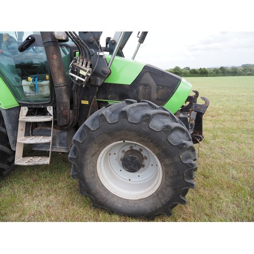 43 - Deutz-Fahr Agrotron Profiline K430 Tractor. 50k.  Runs and drives. Fitted with Quicke DMQ55 loader. ... 