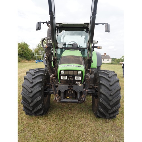 43 - Deutz-Fahr Agrotron Profiline K430 Tractor. 50k.  Runs and drives. Fitted with Quicke DMQ55 loader. ... 