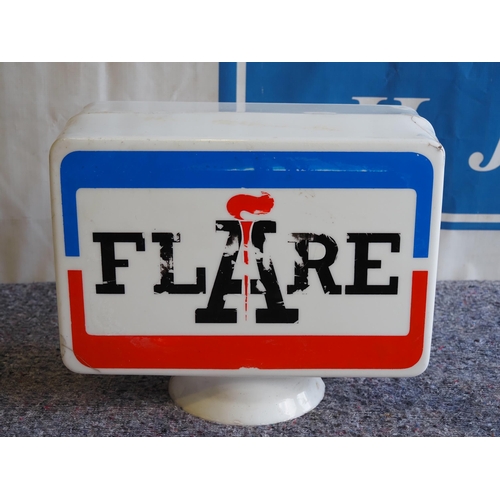 231 - Plastic Flare petrol pump globe, 1970s, AF