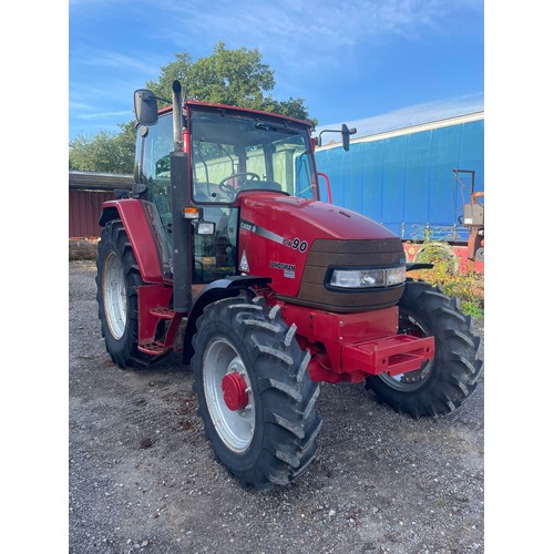 161 - Case CX 90 Landsman 4 wheel drive tractor, showing only 1073 hours, barn stored, tidy tractor. W reg