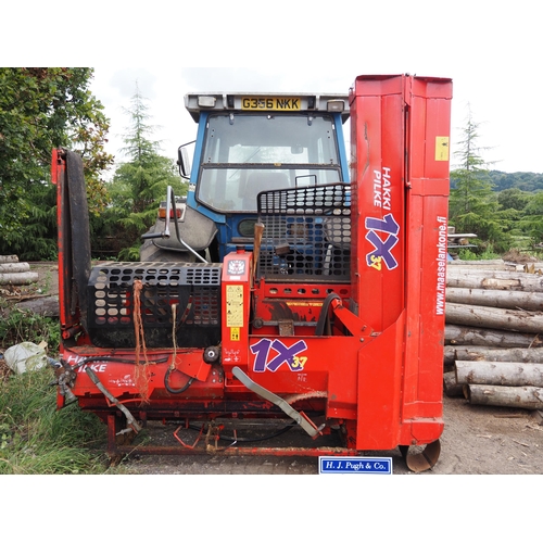 134 - Hakki Pilke IX37 wood processor, working order