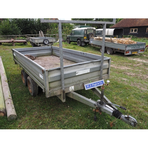 137 - Wessex 10ft tandem axle trailer