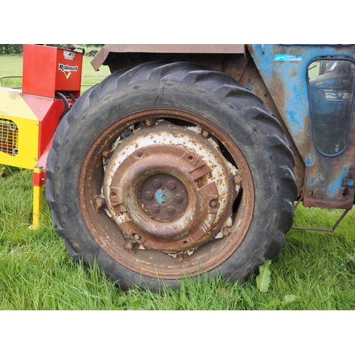 145 - Ford 4000 tractor. Showing 5540 hours, runs and drives. C/w Lambourne cab