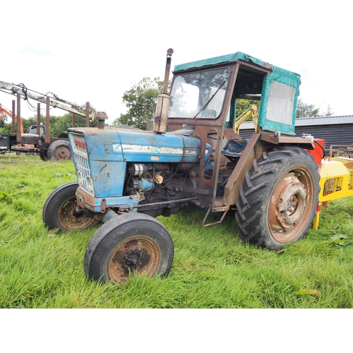 145 - Ford 4000 tractor. Showing 5540 hours, runs and drives. C/w Lambourne cab