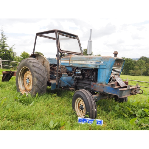 146 - Ford 5000 tractor, complete engine rebuild, Boughton two speed timber winch HDV 25, Heavy duty ancho... 