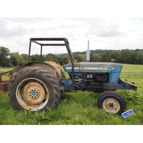 146 - Ford 5000 tractor, complete engine rebuild, Boughton two speed timber winch HDV 25, Heavy duty ancho... 