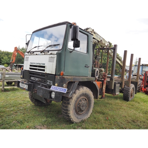 151 - Bedford TM  4 x 4 lorry with bolstered body, type WNV, 500 series engine 8.2ltr. Fully rated turbo 2... 