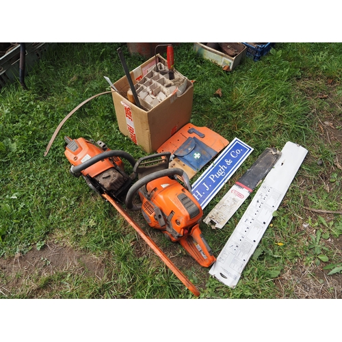 40 - Husqvarna chainsaws 560 and 562HX, spares