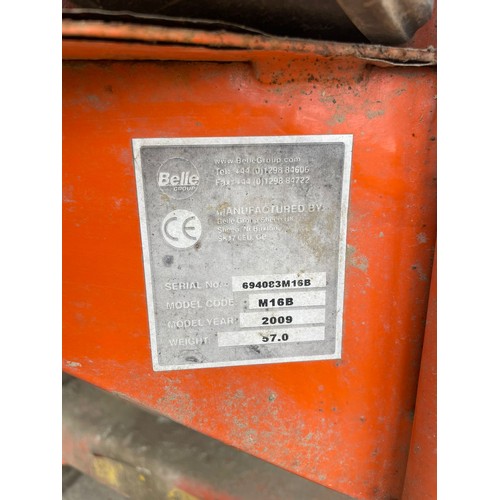 196 - Belle electric concrete mixer 240v