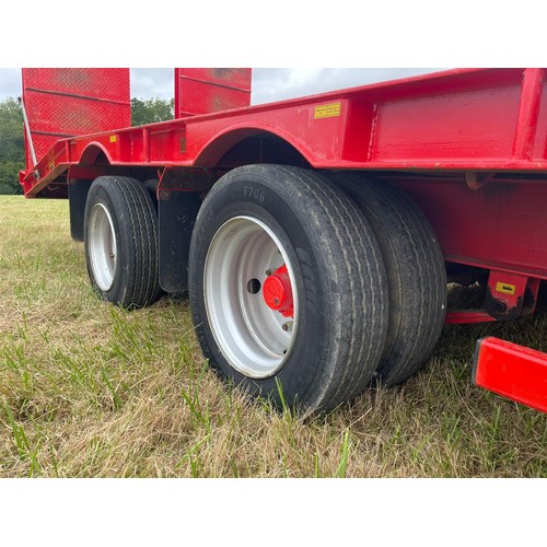 165 - NC PT16T Low Loader Trailer, Hydraulic and Air Brakes, Load sensing, Hydraulic sheeted ramps. 2016.