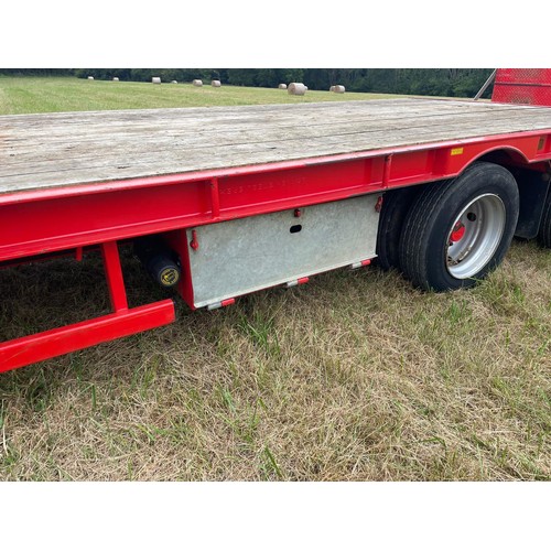 165 - NC PT16T Low Loader Trailer, Hydraulic and Air Brakes, Load sensing, Hydraulic sheeted ramps. 2016.