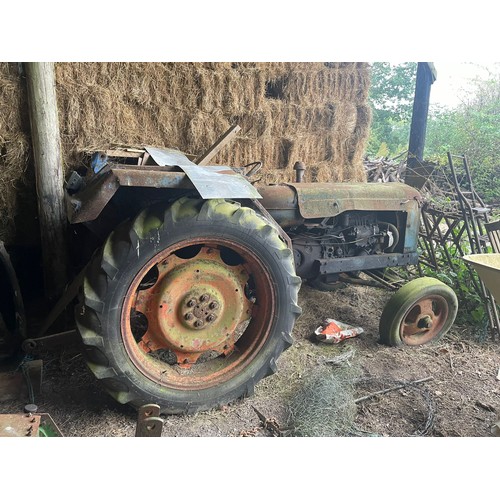 168 - Fordson Major tractor. Last used approx. 10 years ago, will need recommissioning