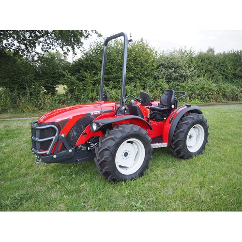 206 - Antonio Carraro TRX7800s forward reverse drive 70hp alpine tractor. Showing 6 hours on the clock, ca... 