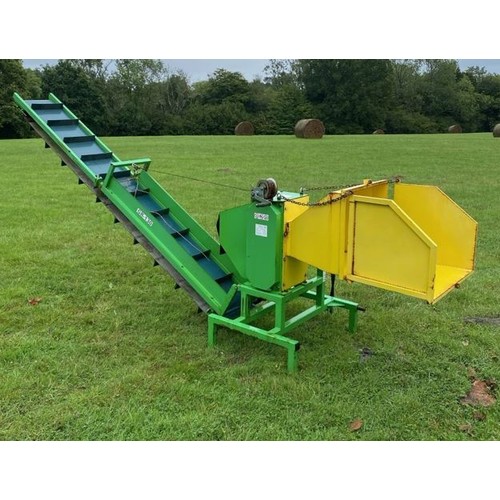 202 - Rebak Wakcowy GR130 PTO branch logger firewood processor with conveyor