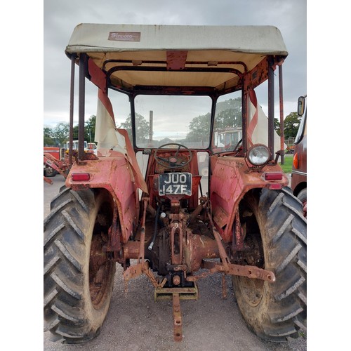 1642 - Massey Ferguson 165 tractor. Runs and drives. Barn stored for 25 years. No docs