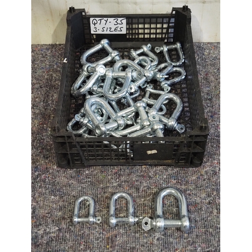 493A - Shackles, 3 sizes - 35