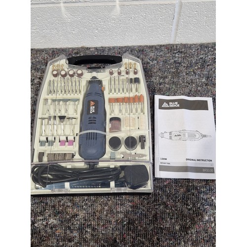 496 - Rotary tool kit with 233 piece accessory set. 130w