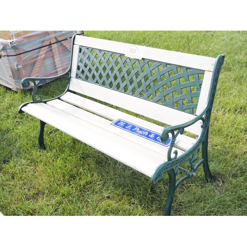 869 - Garden bench 4ft