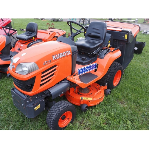 1 - Kubota G23LD diesel ride on garden tractor. Key in office