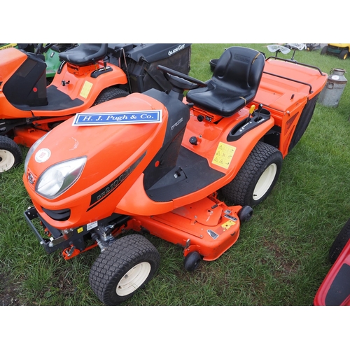 10 - Kubota GR2100 diesel ride on garden tractor. Key in office